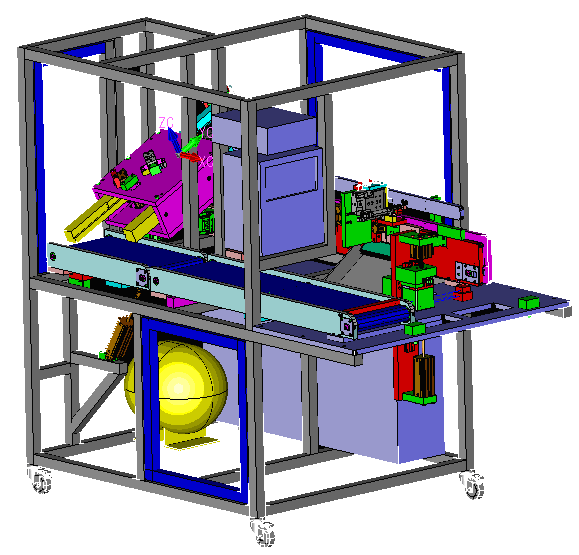 The model pictured is an example of a machine designed and built by Jenco. 